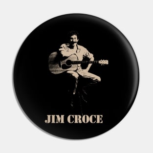 jim croce (black cream) Pin