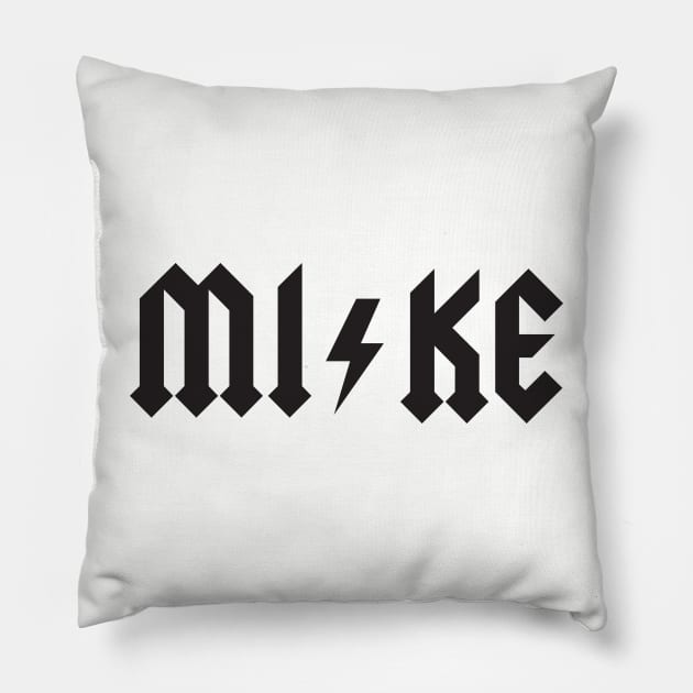 Mike ACDC (dark) Pillow by mikevotava