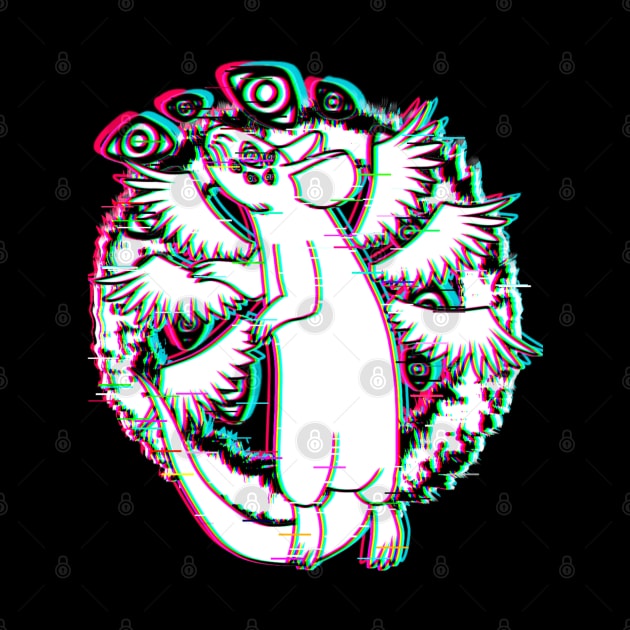 Biblically Accu-Rat Angel (Glitched Version) by Rad Rat Studios