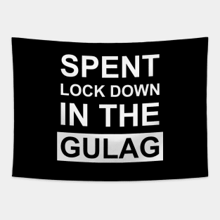 Spent Lock Down in the Gulag Warzone Tapestry