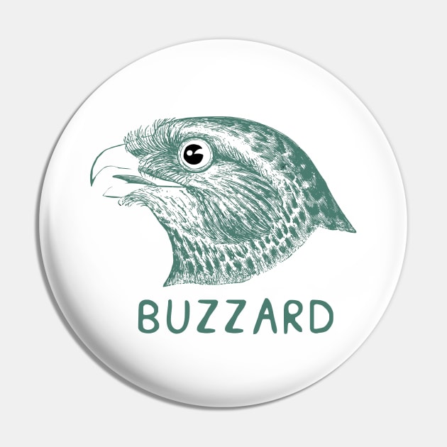 Rowan Whitethorn - Buzzard Pin by rachaelthegreat