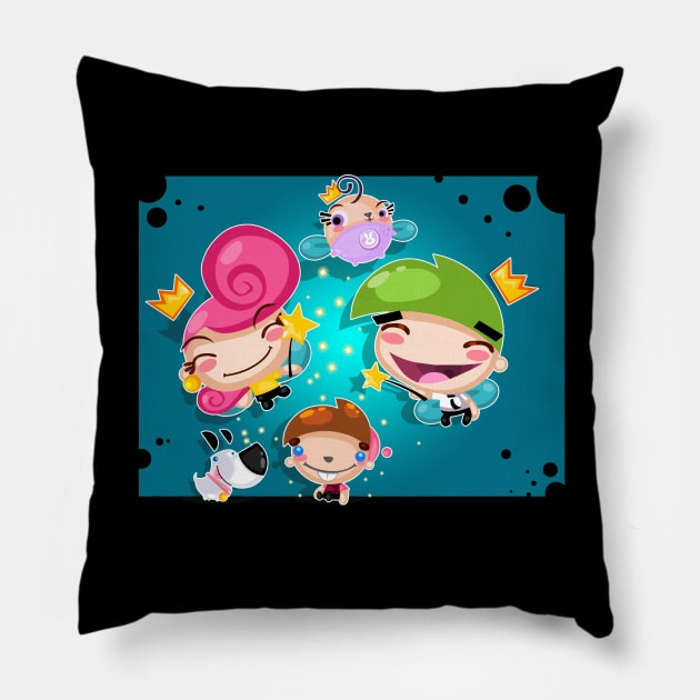 fairly odd parents Pillow by vancamelot