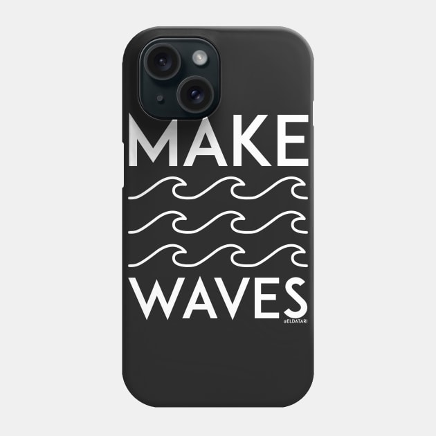 Make Waves Phone Case by eldatari