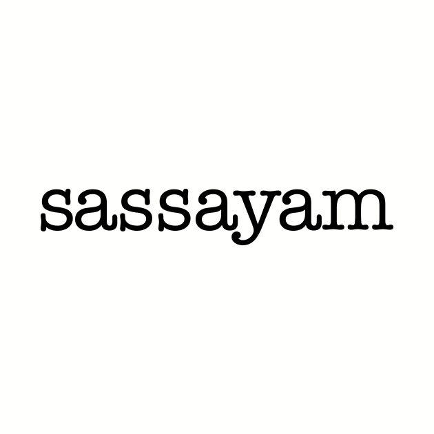 Sassayam Logo by Sara Howard