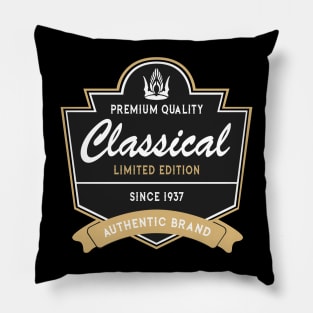 Premium Quality Classical Limited Edition Pillow