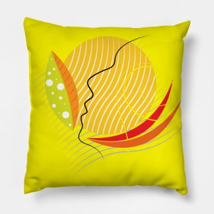 Beautiful Organic Minimalist Abstract Pillow