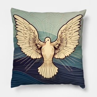 Wings of Unity: "The Left Wing and the Right Wing Belong to the Same Bird" Pillow