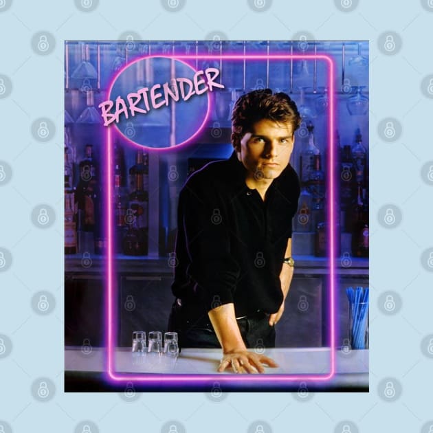 Tom Cruise Bartender by DDT Shirts