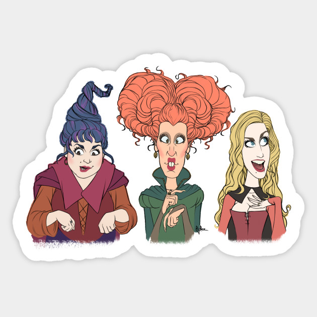 I Put A Spell On You Hocus Pocus Sticker Teepublic