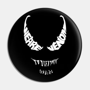 Venom white Pin