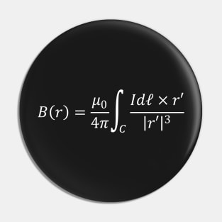 Biot Savart Equation - Useful Formula For Calculating The Magnetic Field Pin