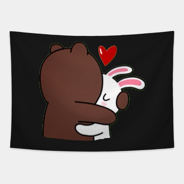 brown and cony Tapestry by ezzobair