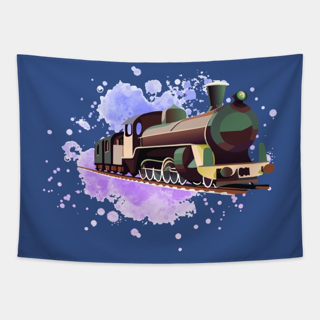 steam locomotive Tapestry by Kalle