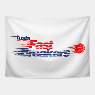 Defunct Tulsa Fast Breakers Basketball Team Tapestry