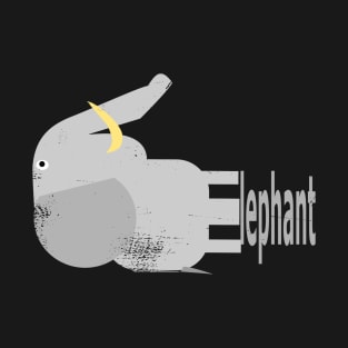 E is for Elephant T-Shirt