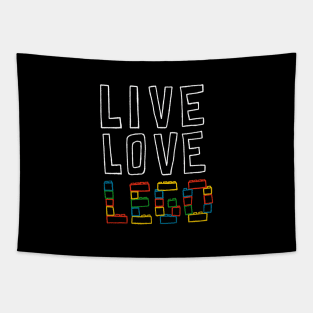Live Love Lego Tapestry