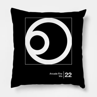 We / Minimalist Style Graphic Artwork Pillow