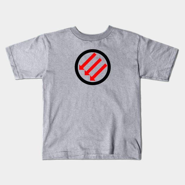 Antifa Post Wwii Anti Fascism Anti Fascist Action Anti Racism Symbol Black Red Antifa Kids T Shirt Teepublic