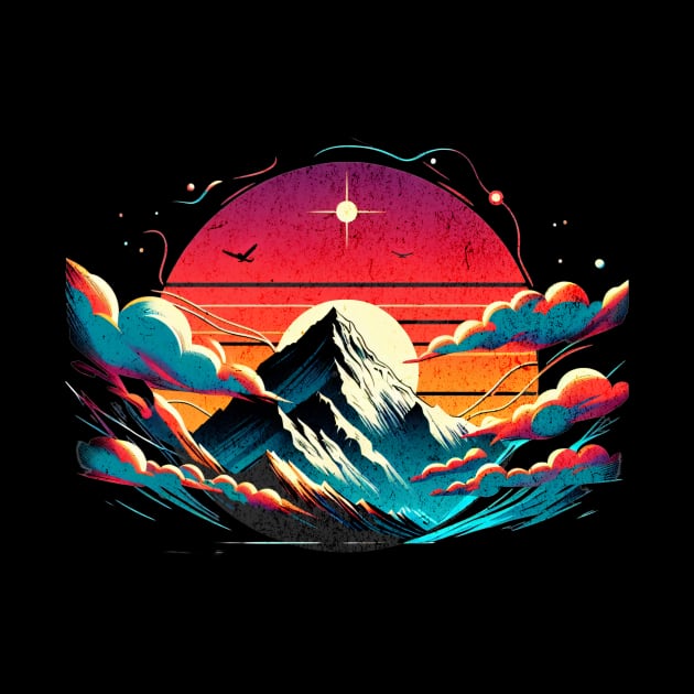 K2 Mountains Pakistan Design by Miami Neon Designs