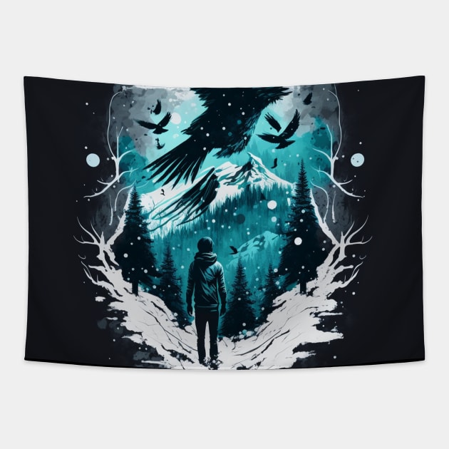 Alone in Winter Tapestry by ArtisticNomi