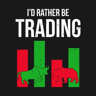 Funny Stock Trader Design T-Shirt