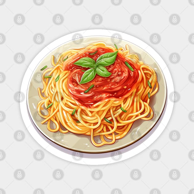 Spaghetti Art Magnet by Pastel Craft