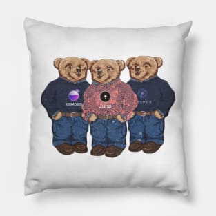 Cosmos Bears Pillow