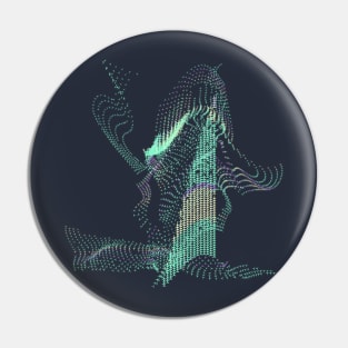 The Minty Fresh Witch Abstract Pin