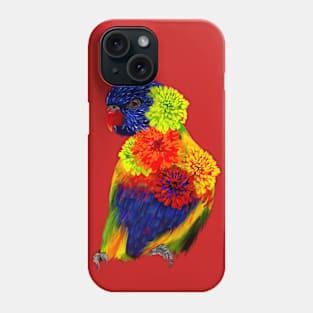 Rainbow Lorikeet + Zinna's Phone Case