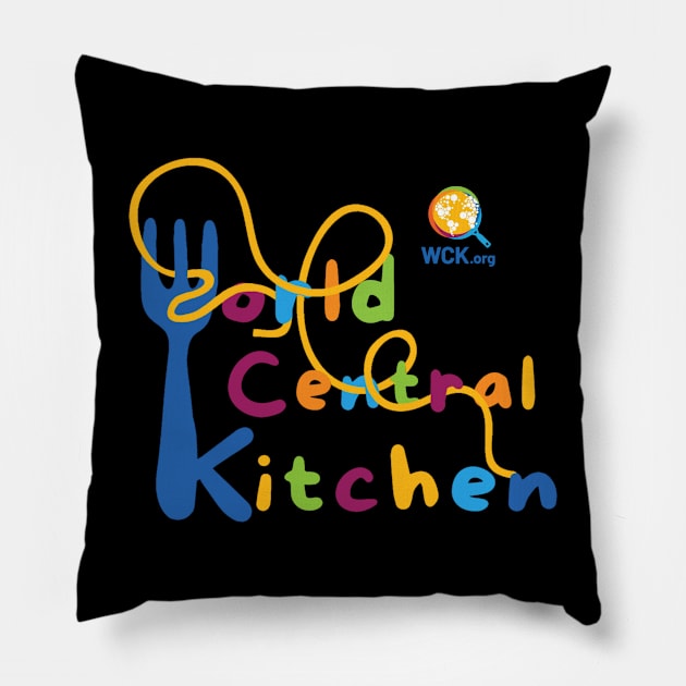 World Central Kitchen Cheer Up The World Pillow by D'Java ArtO