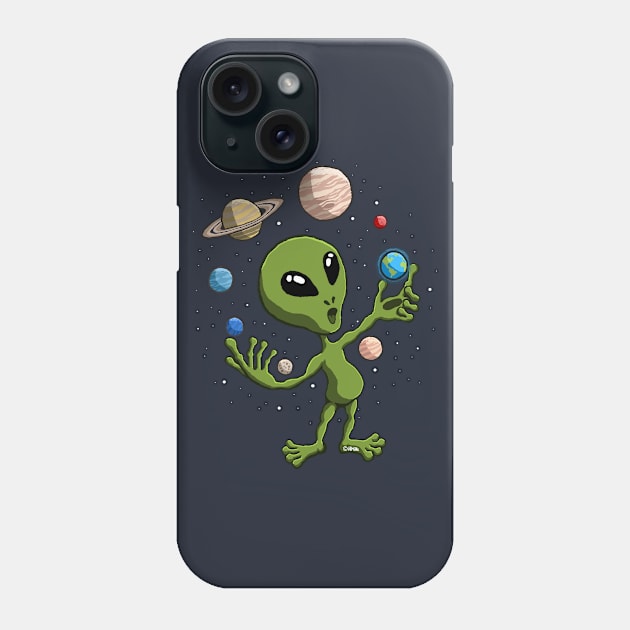 Alien Found Life Phone Case by NewSignCreation