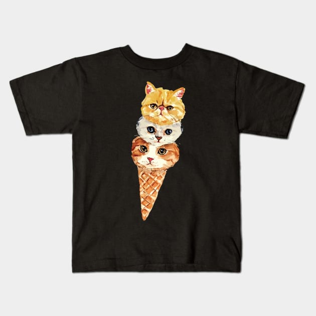 Meow-Scream Ice Cream Cone Kitten Pun Graphic T-Shirt Meow-Scream Ice Cream Cone Kitten Pun Graphic T-Shirt