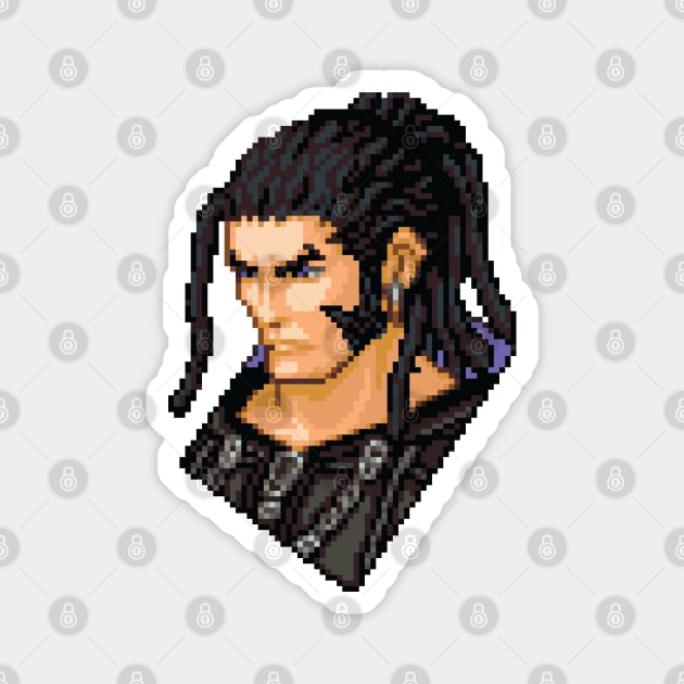 Organization XIII Xaldin Pixel Art Magnet by inotyler