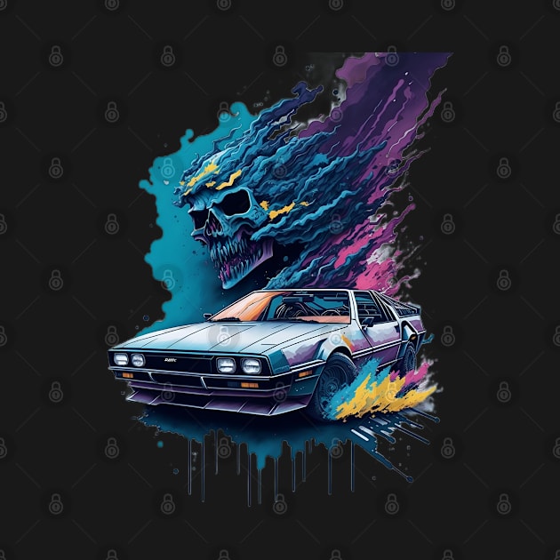 DMC DeLorean Art by Shop Goods