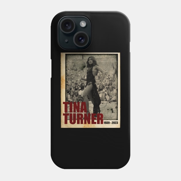 RIP Tina Turner Photo Vintage Aesthetic // 1939-2023 Phone Case by kumurkumur