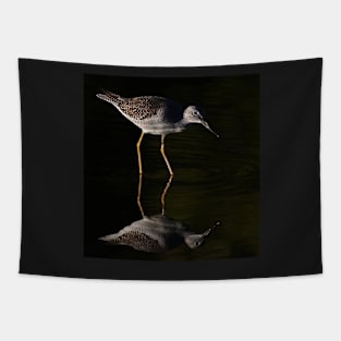 Greater Yellowlegs Reflects Tapestry