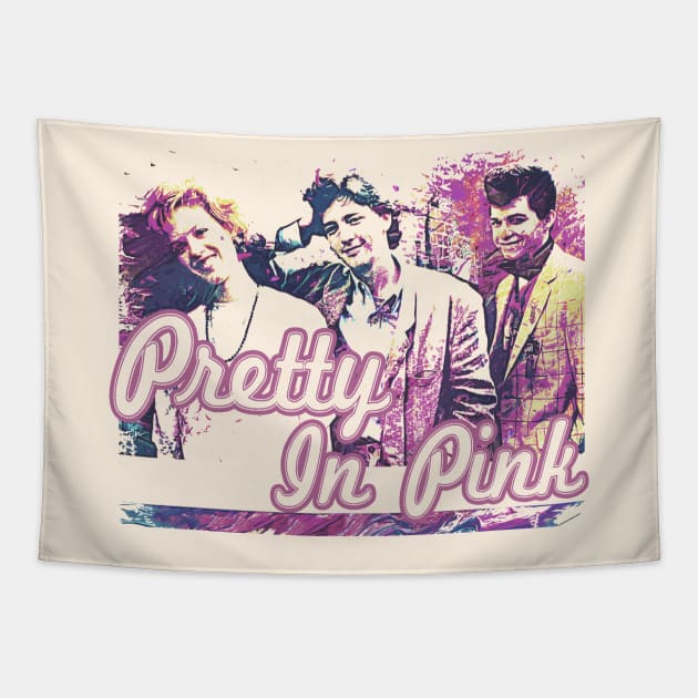 Pretty In Pink The Timeless Memories Retro Style Tapestry by VintageMimi