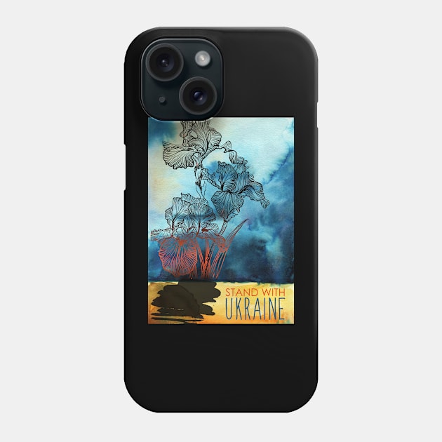 Stand with Ukraine. Phone Case by Olga Berlet