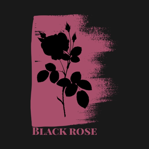 Mysterious black rose by Bleubruise