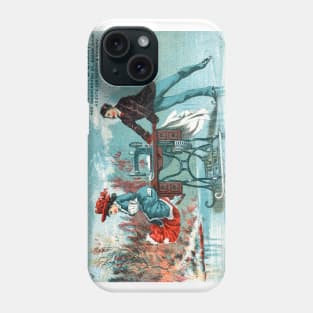 1875 Ice Skating the new Sewing Machine home Phone Case