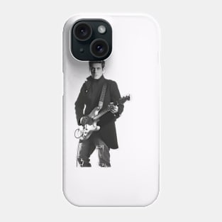 John Mayer with Guitar- Black and white Phone Case