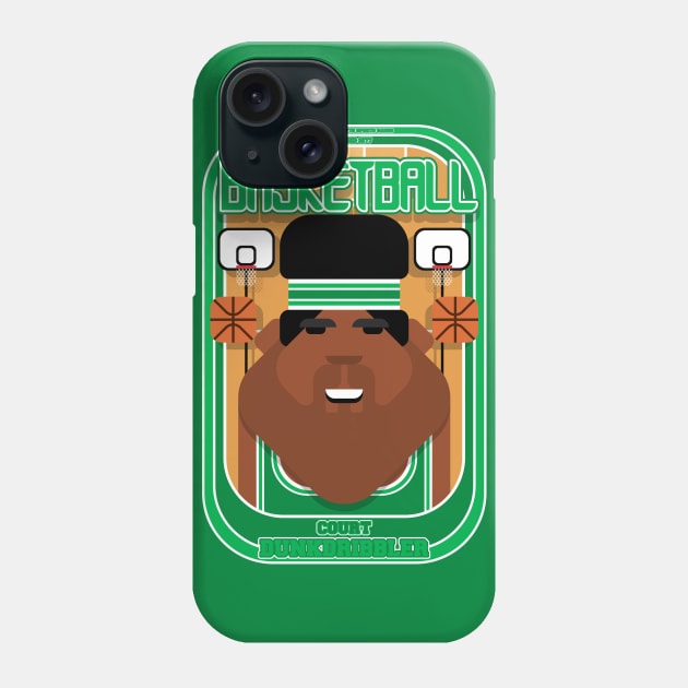 Basketball Green - Court Dunkdribbler - Hayes version Phone Case by Boxedspapercrafts