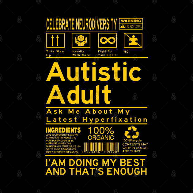 autistic adult celebrate neurodiversity by remerasnerds