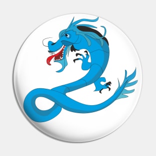 Blue Dragon Pin