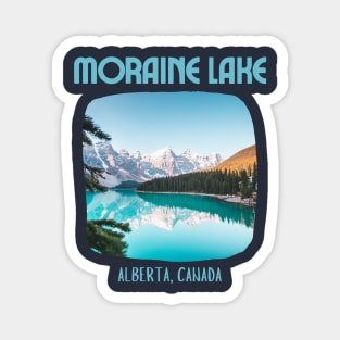 Moraine Lake Alberta Canada Magnet