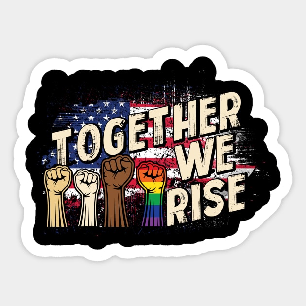 Together We Rise - Black Lives Matter T Shirt Together We Rise - Black Lives Matter T Shirt