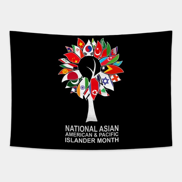 Asian Pacific American Heritage Month 2024 Tapestry by Giftyshoop