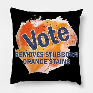 Vote Removes Stubborn Orange Stains Pillow