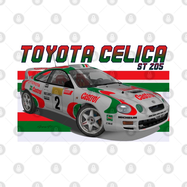 Toyota Celica ST205 by PjesusArt