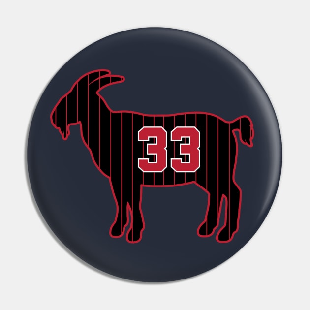 Scottie Pippen Chicago Goat Qiangy Pin by qiangdade